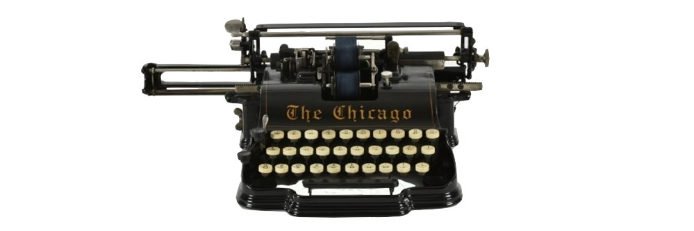 banner Chicago Typewriter